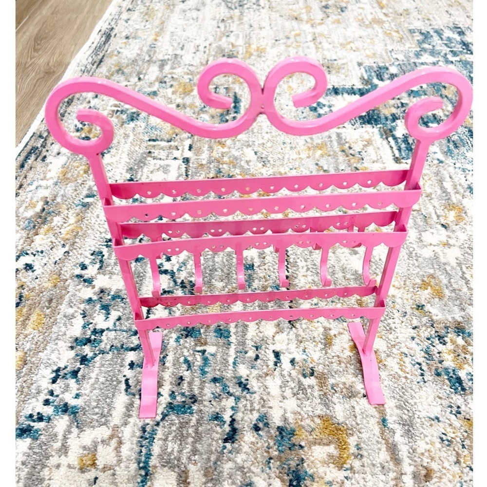 - 💫 🌟🍃 💎 Pink Jewelry Rack / Holder - Picture 2 of 6